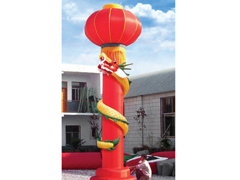 蕉城红灯笼柱